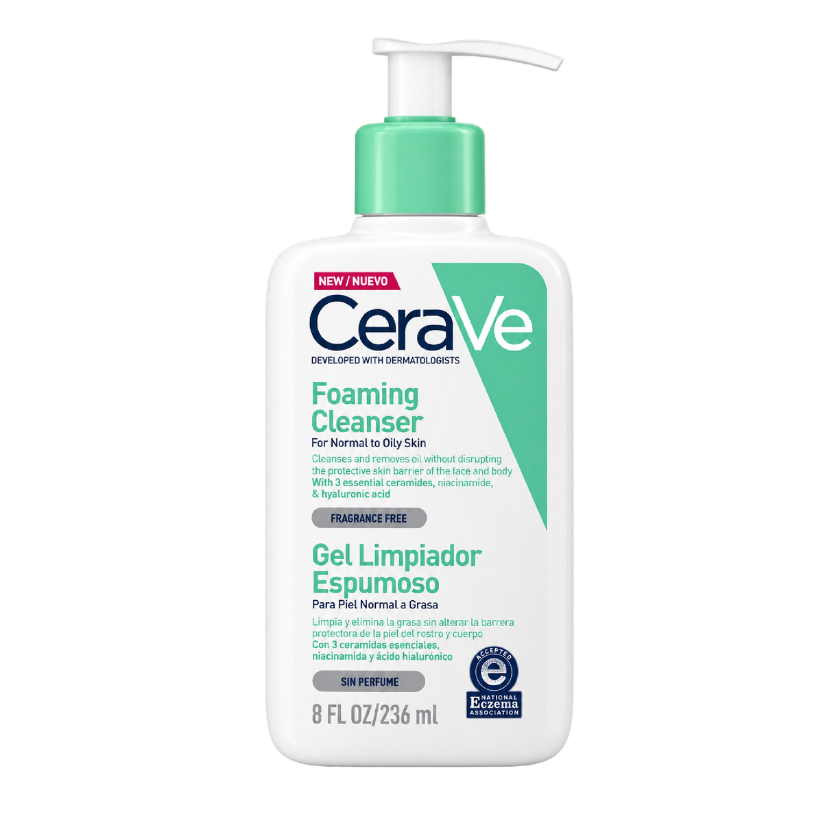 Gel limpiador espumoso piel normal a grasa 236 ml