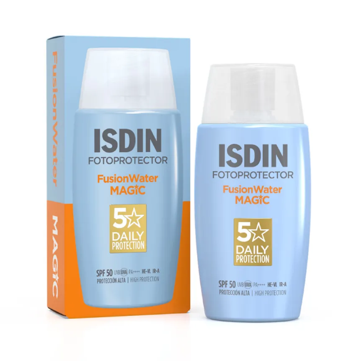 Fotoprotector Fusion Water Magic SPF50 Light 50 ml
