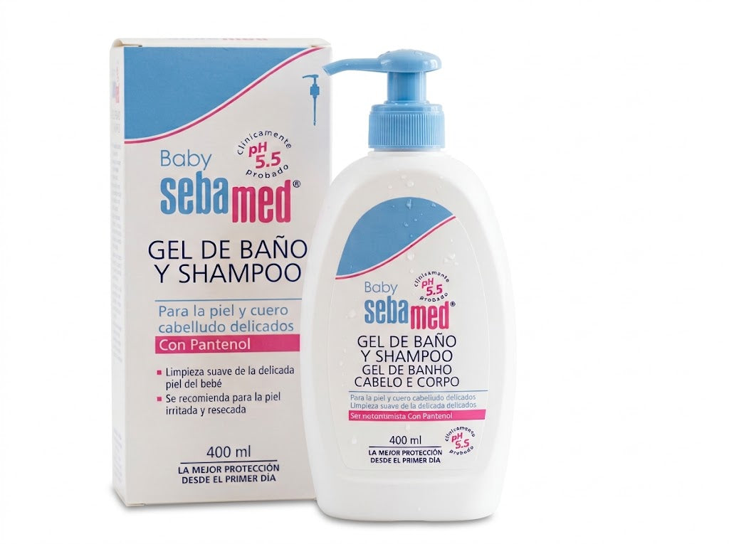 Gel de Baño y Shampoo Sebamed Baby - Frasco 400 ML