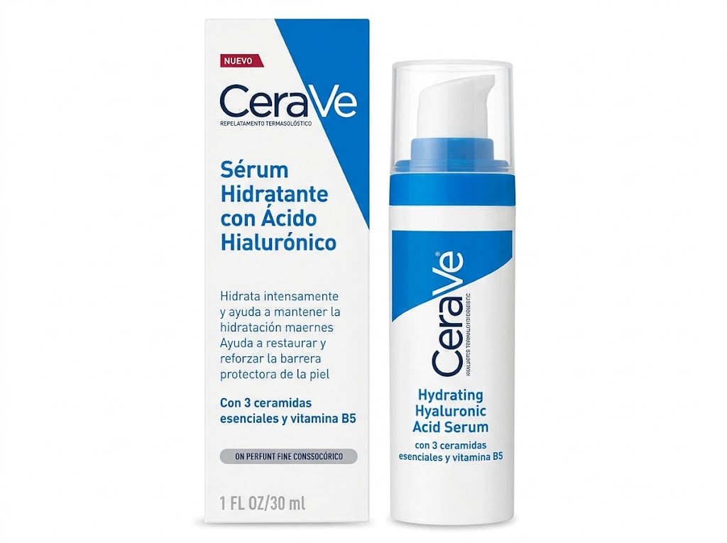 Serum hidratante con ácido hialurónico 30 ml cerave