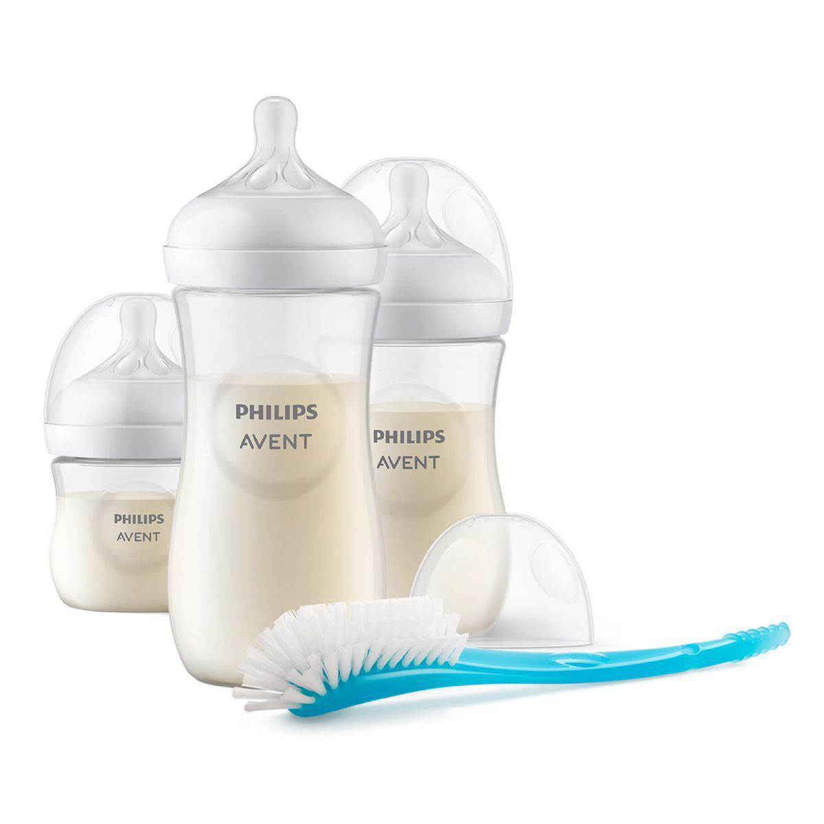 Set Natural 3.0 mix: 3 biberones + cepillo